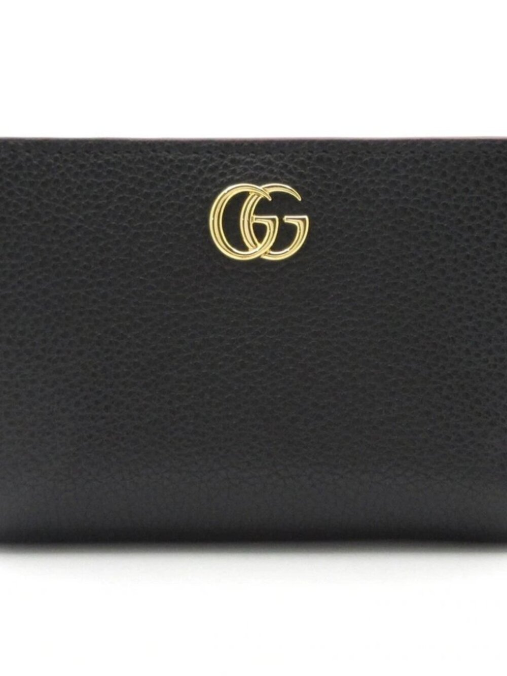 GUCCI 772738 Black Bordeaux Leather Bifold Wallet